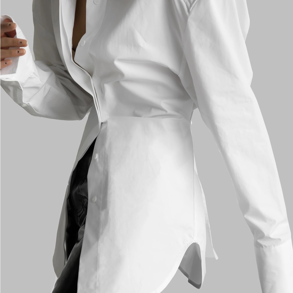 Frankie Shop White Button Down Shirt